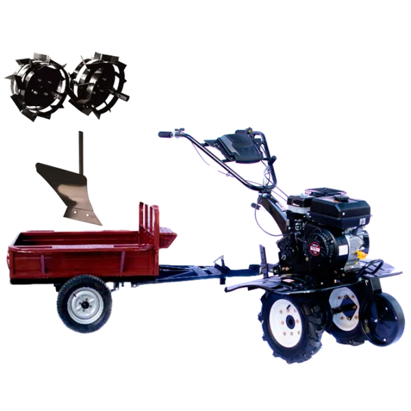 Motocultor Worker HB 700S+R SET 12 4 timpi/ Benzină photo 1