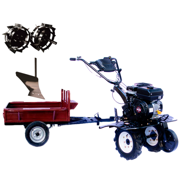 Motocultor Worker HB 700S+R SET 12 4 timpi/ Benzină photo 1