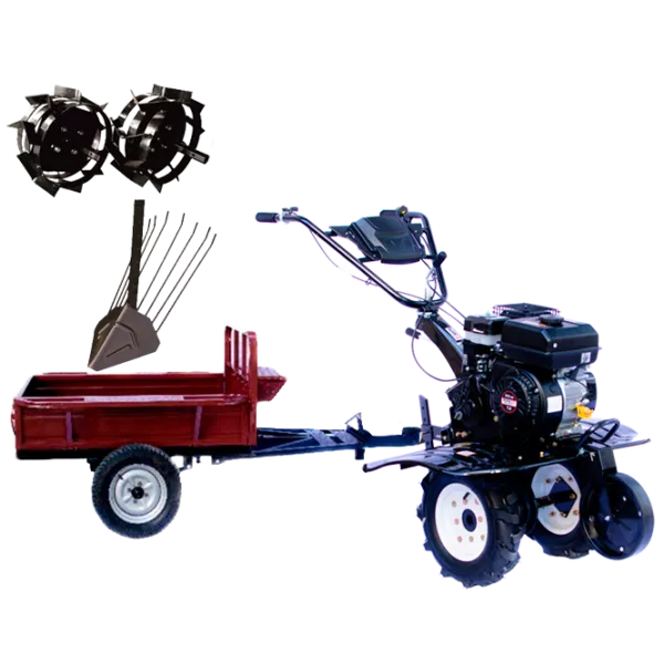 Motocultor Worker HB 700S+R SET 14 4 timpi/ Benzină photo 1