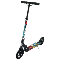 Детский двухколёсный самокат Kikka Boo Makani Argus (31006010115) 100 кг/ Черный