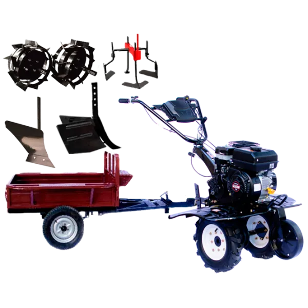 Motocultor Worker HB 700S+R SET 18 4 timpi/ Benzină photo 1