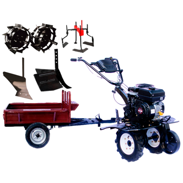 Motocultor Worker HB 700S+R SET 18 4 timpi/ Benzină photo 1