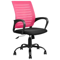 Fotoliu de birou DecoPrim F-5014 Plasă acrilică/ Pink