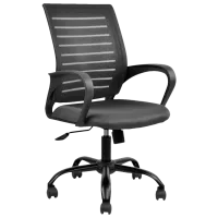 Fotoliu de birou DecoPrim F-5014 Plasă acrilică/ Black