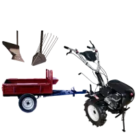 Motocultor Worker HB 700RS PRO+R SET5 4 timpi/ Benzină