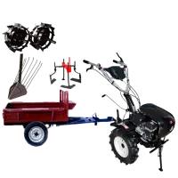 Motocultor Worker HB 700RS PRO+R SET6 4 timpi/ Benzină