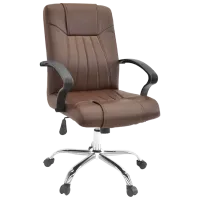 Fotoliu de birou DecoPrim F-11 Piele artificială/ Black