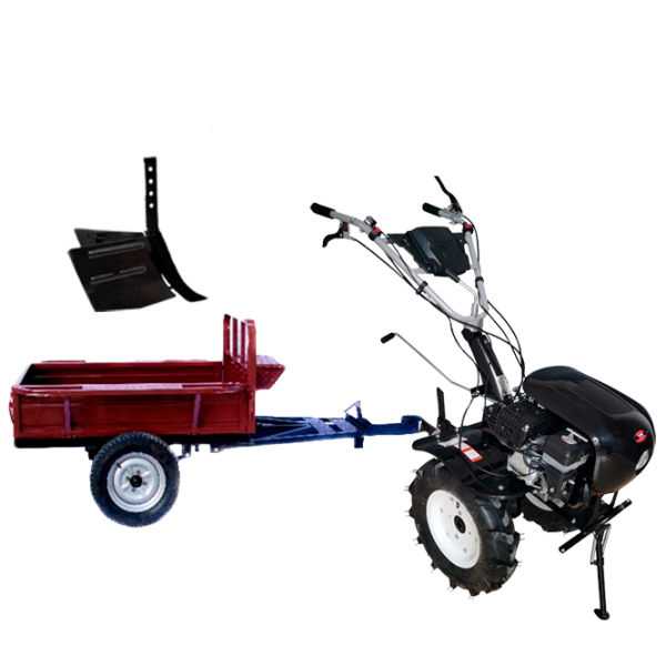 Motocultor Worker HB 700RS PRO+R SET3 4 timpi/ Benzină photo 1