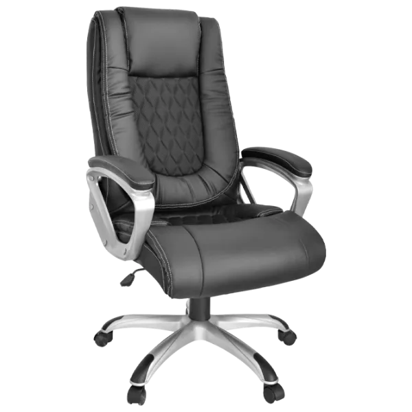 Офисное кресло DecoPrim BX-3876 Акриловая сетка, искусственная кожа/ Черный photo 1 Офисное кресло DecoPrim BX-3876 Акриловая сетка, искусственная кожа/ Черный photo 1