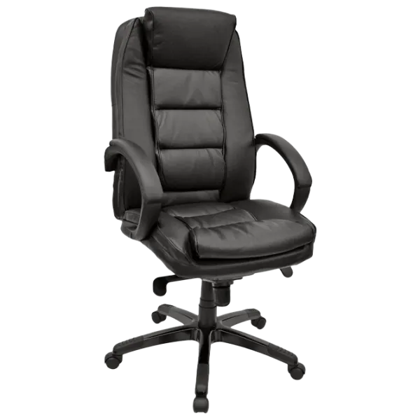 Офисное кресло DecoPrim BX-3796 Кожа/ Черный photo 1