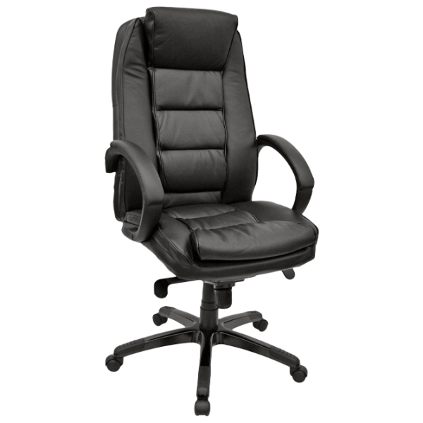 Офисное кресло DecoPrim BX-3796 Кожа/ Черный photo 1