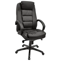 Fotoliu de birou DecoPrim BX-3796 Piele/ Black