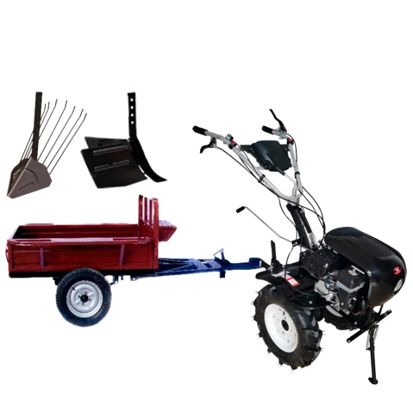 Motocultor Worker HB 700RS PRO+R SET7 4 timpi/ Benzină photo 1