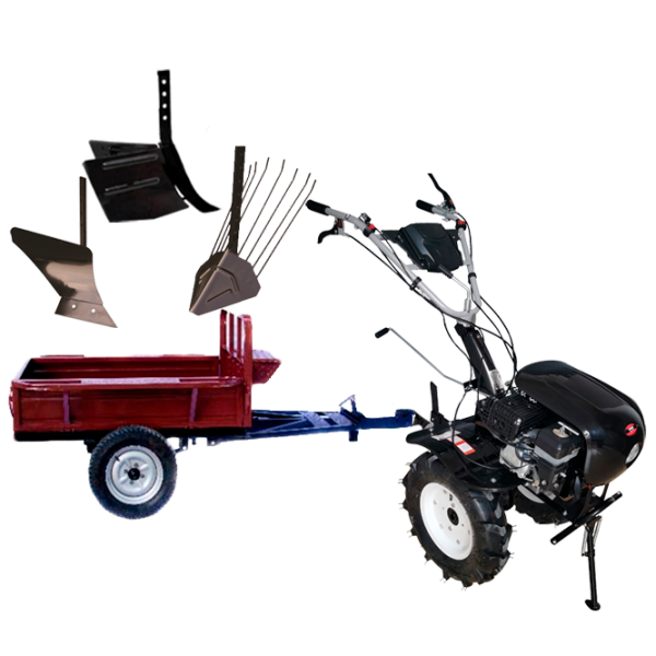 Мотокультиватор Worker HB 700RS PRO+R SET8 4х тактный/ Бензин photo 1