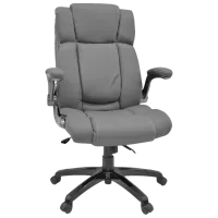 Офисное кресло DecoPrim BX-3702 Искусственная кожа/ Серый