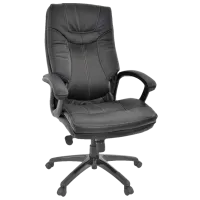 Fotoliu de birou DecoPrim BX-3671 Piele/ Black