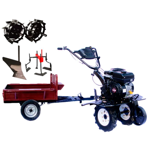 Motocultor Worker HB 700S+R SET 15 4 timpi/ Benzină photo 1
