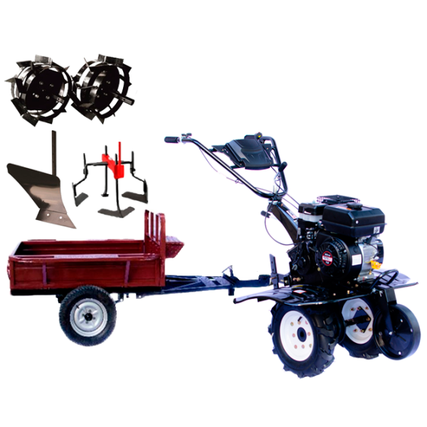 Motocultor Worker HB 700S+R SET 15 4 timpi/ Benzină photo 1