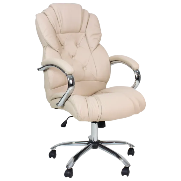 Fotoliu de birou DecoPrim BX-3000 Piele artificială/ Camel photo 1