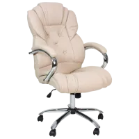 Fotoliu de birou DecoPrim BX-3000 Piele artificială/ Camel