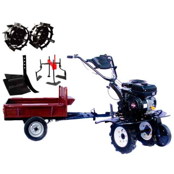 Motocultor Worker HB 700S+R SET 16 4 timpi/ Benzină photo 1