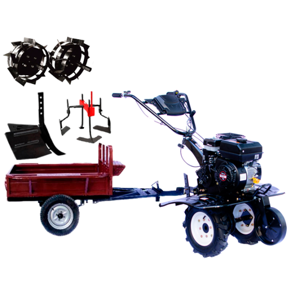 Motocultor Worker HB 700S+R SET 16 4 timpi/ Benzină photo 1