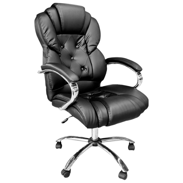 Fotoliu de birou DecoPrim BX-3000 Piele artificială/ Black photo 1