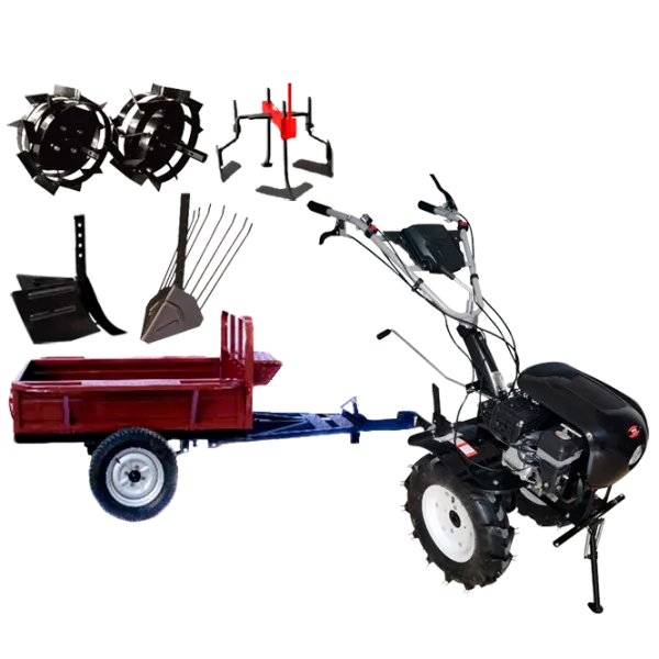Motocultor Worker HB 700RS PRO+R SET20 4 timpi/ Benzină photo 1