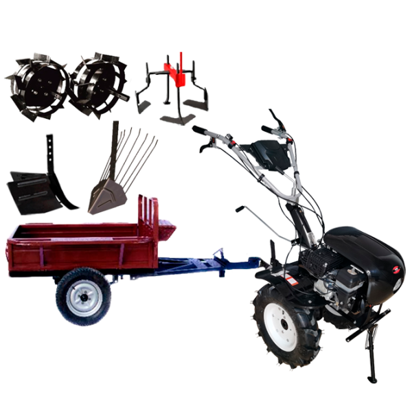 Motocultor Worker HB 700RS PRO+R SET20 4 timpi/ Benzină photo 1