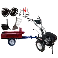 Motocultor Worker HB 700RS PRO+R SET20 4 timpi/ Benzină