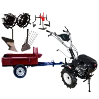 Motocultor Worker HB 700RS PRO+R SET19 4 timpi/ Benzină