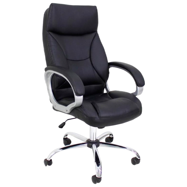 Fotoliu de birou DecoPrim BX-0055 Piele artificială/ Black photo 1