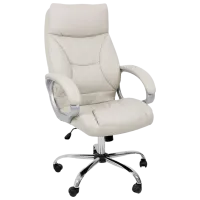 Fotoliu de birou DecoPrim BX-0055 Piele artificială/ Beige