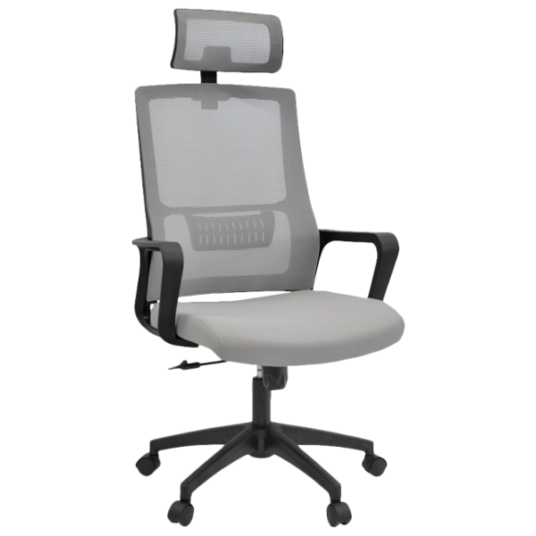 Офисное кресло DecoPrim Arena Ткань, акриловая сетка/ Серый photo 1