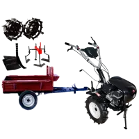 Motocultor Worker HB 700RS PRO+R SET16 4 timpi/ Benzină