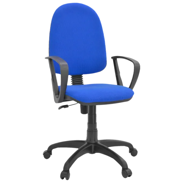 Fotoliu de birou DecoPrim LUX A-20 Stofă/ Blue photo 1 Fotoliu de birou DecoPrim LUX A-20 Stofă/ Blue photo 1