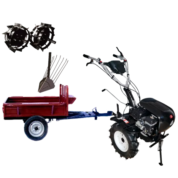 Motocultor Worker HB 700RS PRO+R SET14 4 timpi/ Benzină photo 1