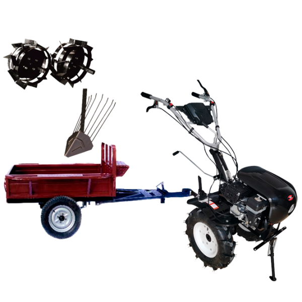 Motocultor Worker HB 700RS PRO+R SET14 4 timpi/ Benzină photo 1