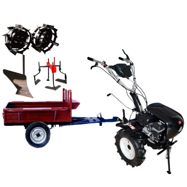 Motocultor Worker HB 700RS PRO+R SET15 4 timpi/ Benzină photo 1