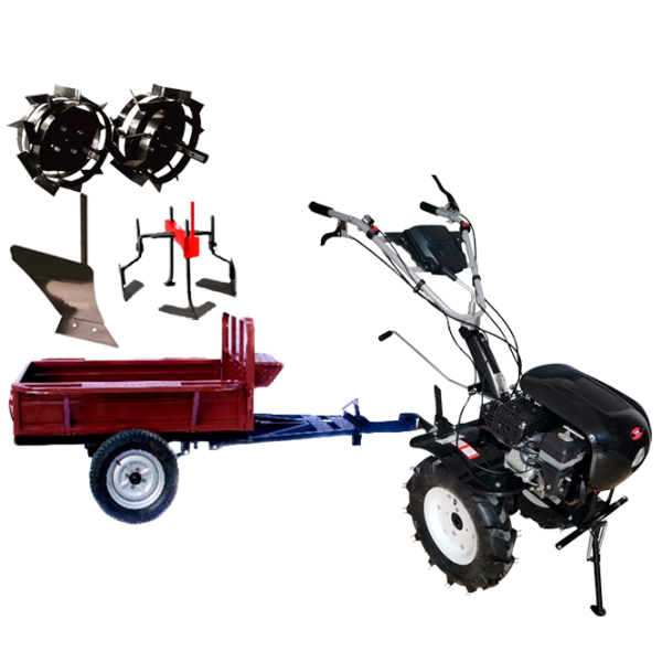 Motocultor Worker HB 700RS PRO+R SET15 4 timpi/ Benzină photo 1