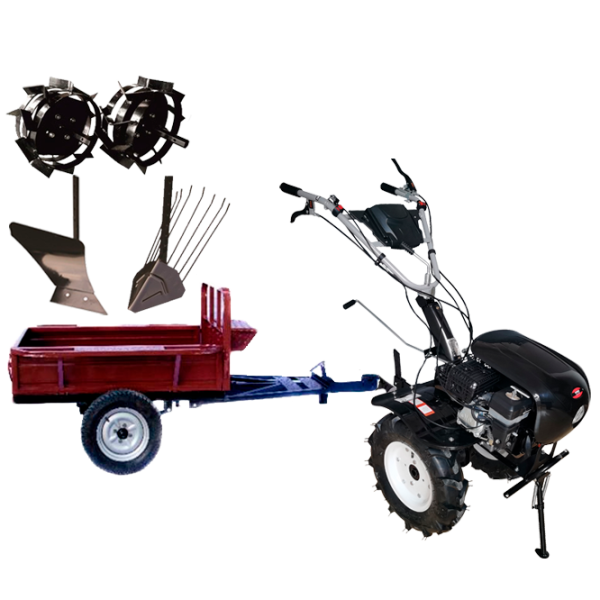 Motocultor Worker HB 700RS PRO+R SET10 4 timpi/ Benzină photo 1