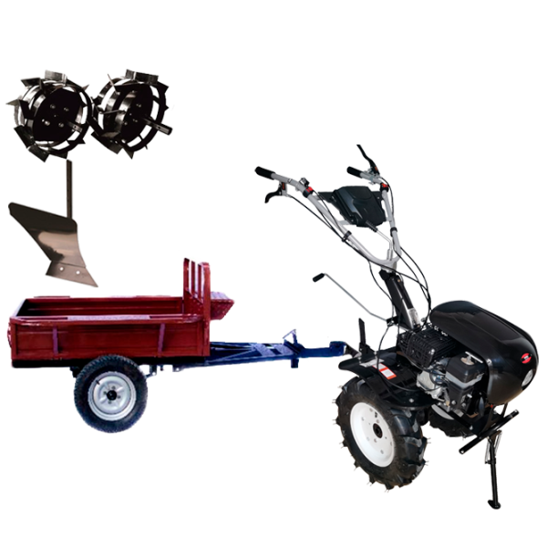 Motocultor Worker HB 700RS PRO+R SET12 4 timpi/ Benzină photo 1