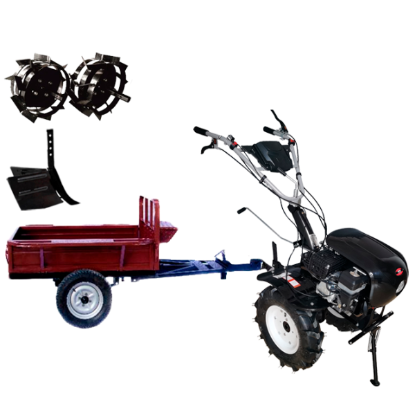 Motocultor Worker HB 700RS PRO+R SET13 4 timpi/ Benzină photo 1