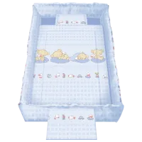 Lenjerie de pat pentru copii Lorelli Trend Set Superstar Bears (20800052101) Bumbac/ Blue