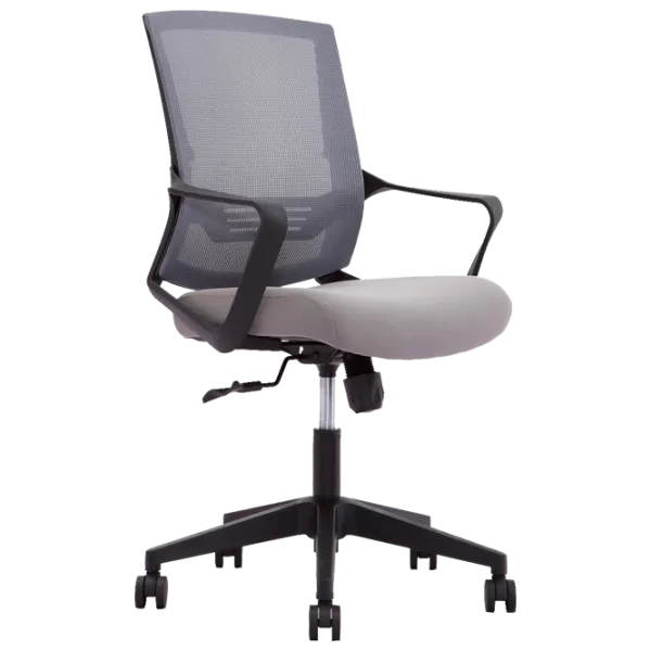 Fotoliu de birou DecoPrim Polo Pânză, plasă acrilică/ Gray photo 1 Fotoliu de birou DecoPrim Polo Pânză, plasă acrilică/ Gray photo 1