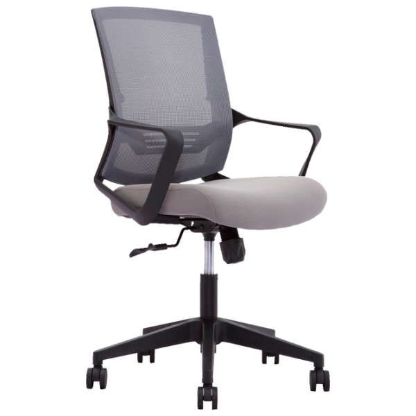 Fotoliu de birou DecoPrim Polo Pânză, plasă acrilică/ Gray photo 1 Fotoliu de birou DecoPrim Polo Pânză, plasă acrilică/ Gray photo 1