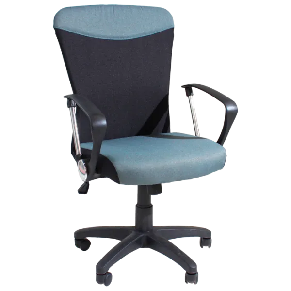 Fotoliu de birou DecoPrim F-44 Stofă/ Black photo 1