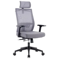 Fotoliu de birou DecoPrim Galaxy Pânză, plasă acrilică/ Gray