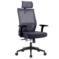 Fotoliu de birou DecoPrim Galaxy Pânză, plasă acrilică/ Black