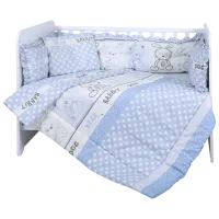 Lenjerie de pat pentru copii Lorelli Trend Set Friends (20800052401) Bumbac/ Blue